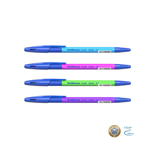 Picture of R-301 STICK & GRIP 0.7MM NEON PENS